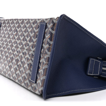 Goyard Goyardine Sac Hardy Pet Carrier PM Navy 11 of 12