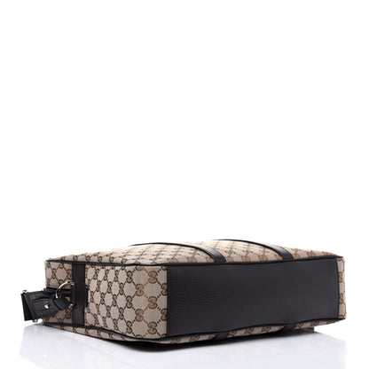 Gucci Monogram Briefcase Dark Brown 5 of 14