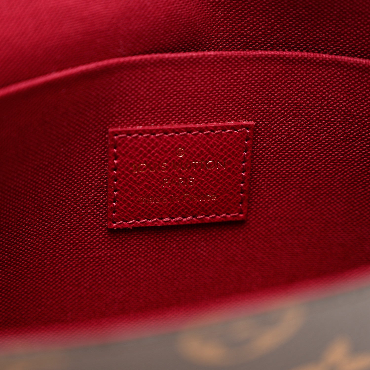Louis Vuitton Monogram Pochette Felicie Chain Wallet Fuchsia 7 of 7