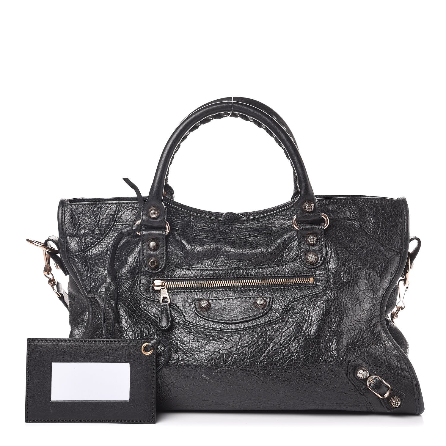 Balenciaga Agneau Giant 12 Rose Gold Hardware City Black 1 of 11