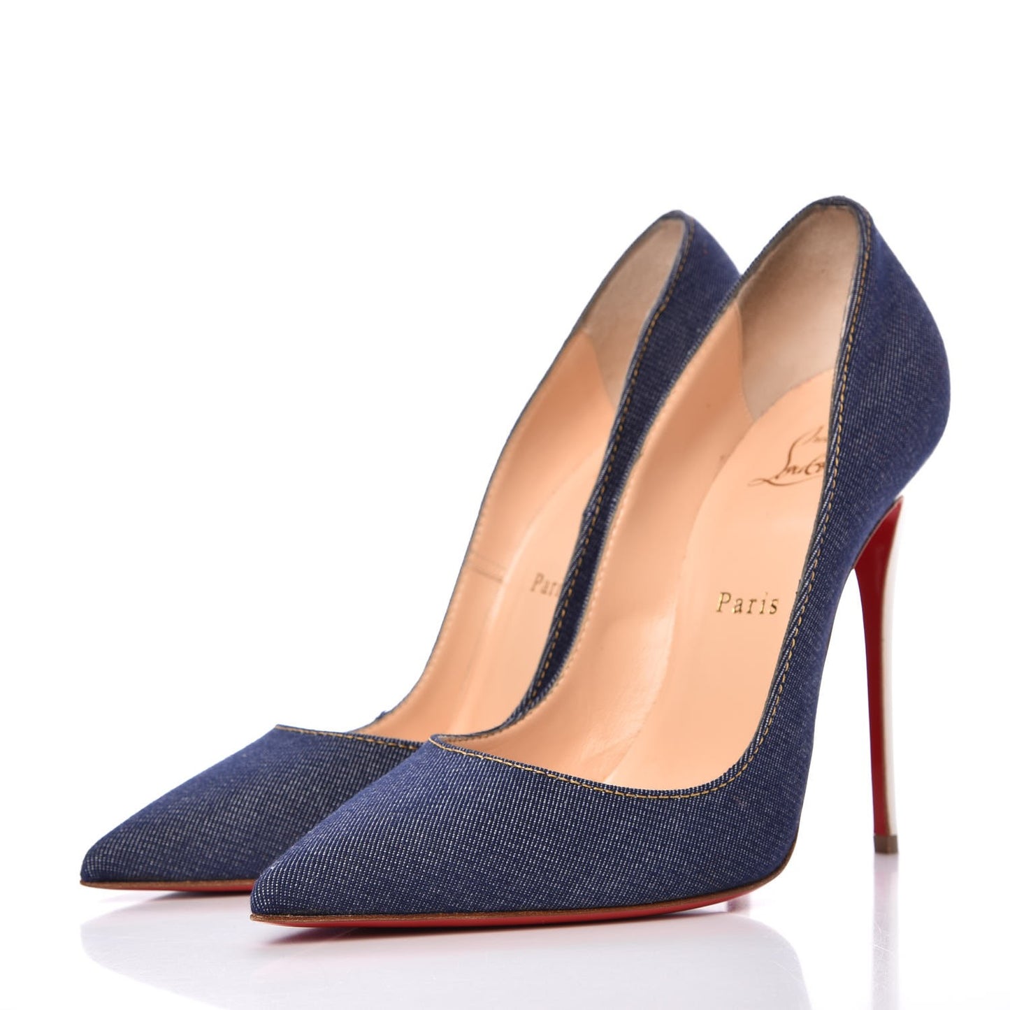 Denim Jazz Calf So Kate 120 Pumps 39 Blue White