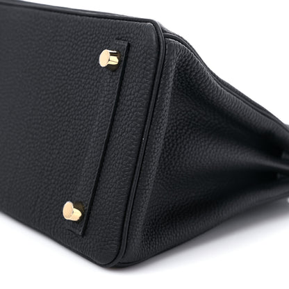 Hermes Togo Birkin 25 Black 9 of 10