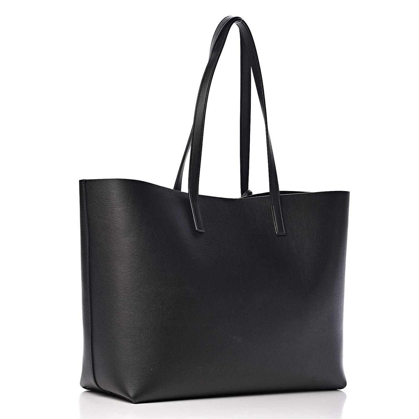 Calfskin Large Shopping Tote Black