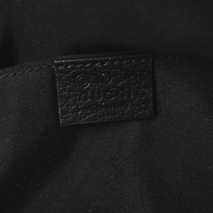 Gucci Nylon Monogram Fanny Pack Belt Bag Black 6 of 10