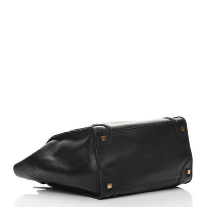Celine Smooth Calfskin Mini Luggage Black 4 of 9