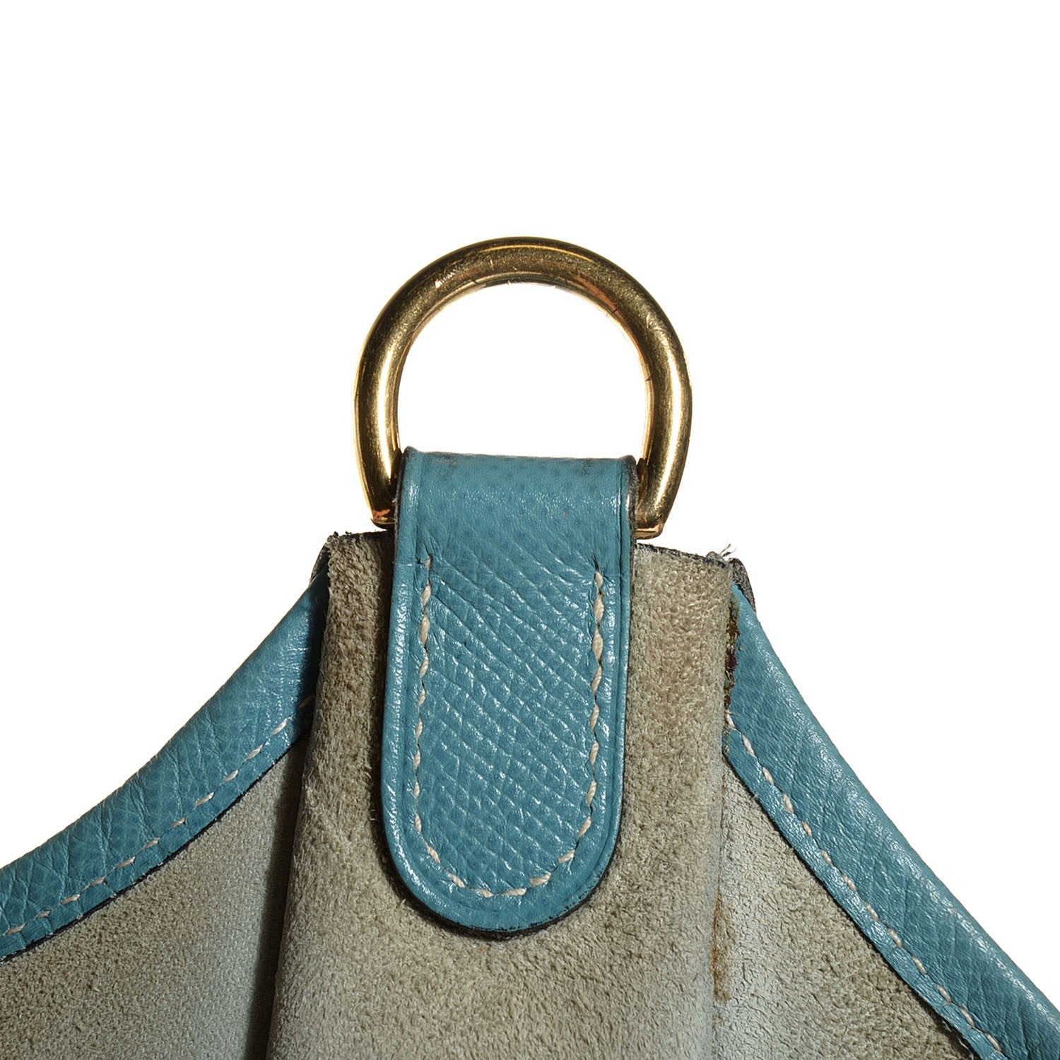 Hermes Courchevel Evelyne GM Blue Jean 12 of 15
