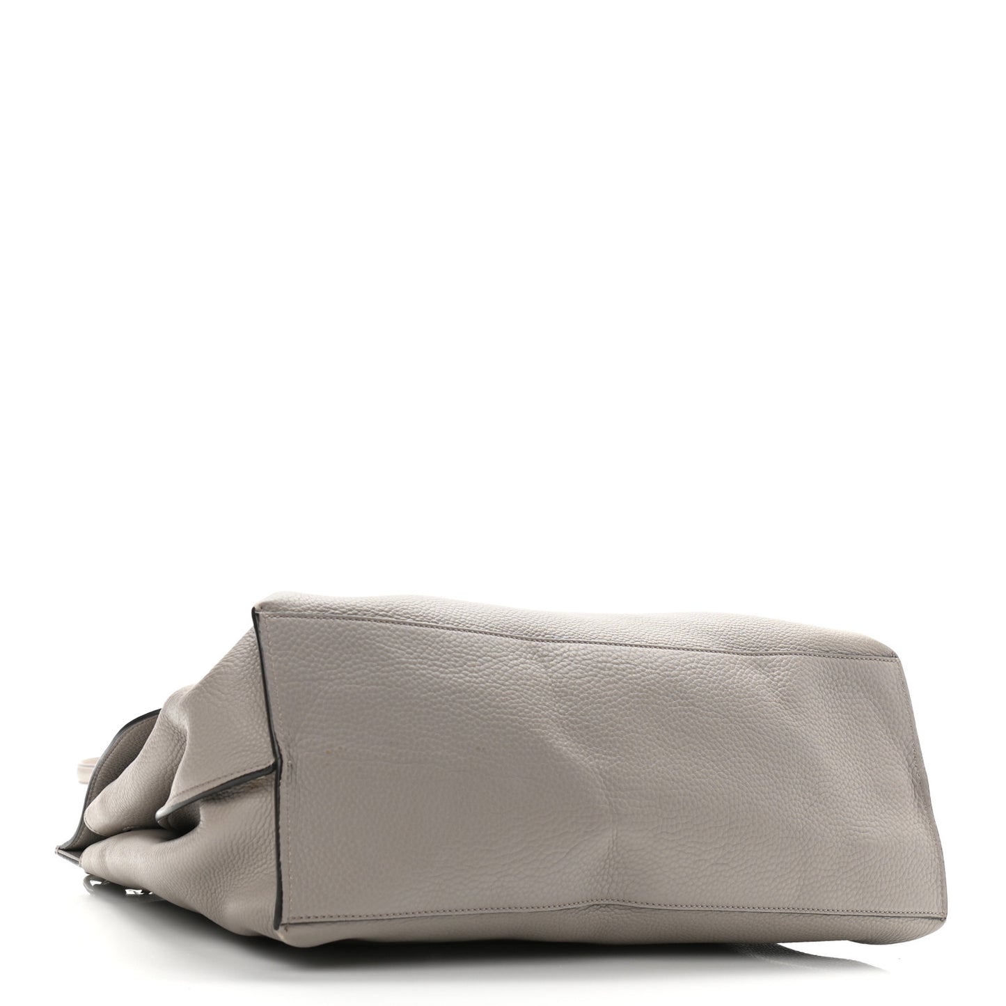 Cellarius Calfskin Large Bamboo Daily Top Handle Bag Storm Grey