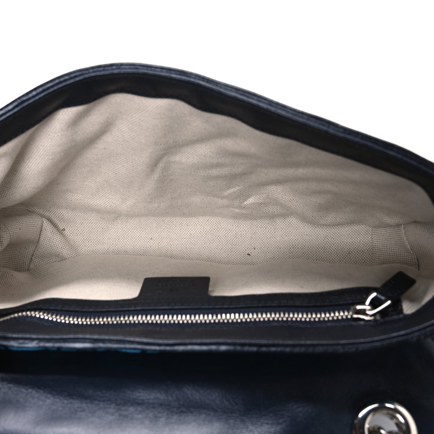Monogram Multicolor Matelasse Diagonal Small GG Marmont Shoulder Bag Light Blue