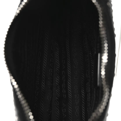 Prada Tessuto Nylon Studded Mini Re-Edition Bag Black 5 of 11