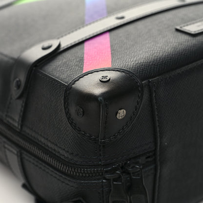 Louis Vuitton Taiga Rainbow Soft Trunk Backpack PM Black 9 of 12