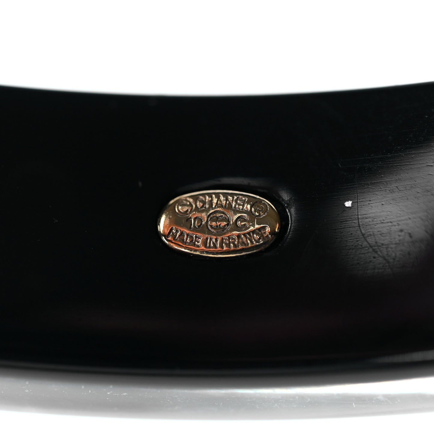 Resin CC Bangle Black