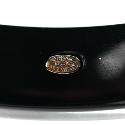 Chanel Resin CC Bangle Black 4 of 4