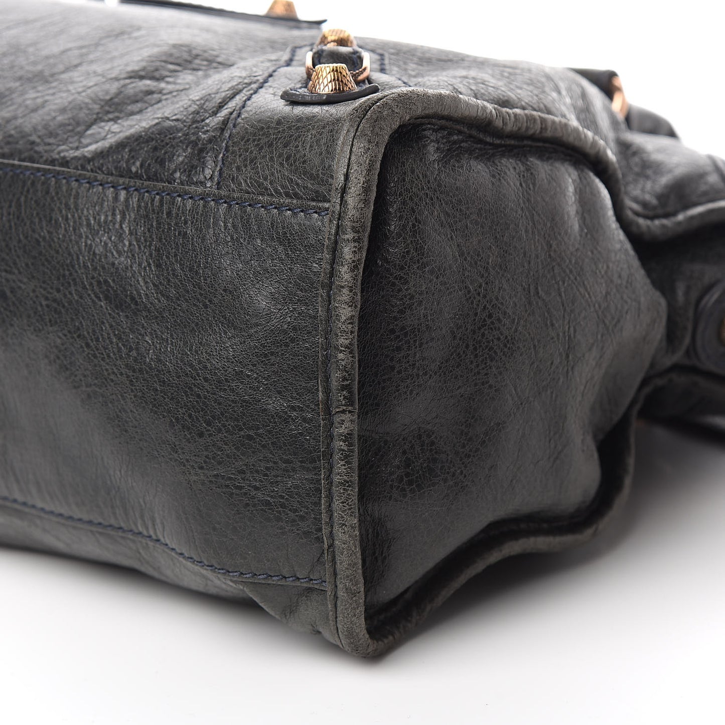 Agneau Giant 12 Rose Gold Hardware City Anthracite