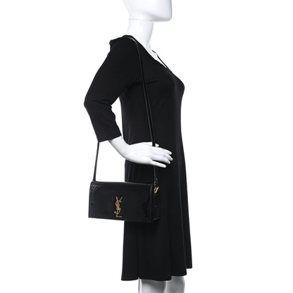 Saint Laurent Patent Medium Monogram Kate 99 Black 2 of 9