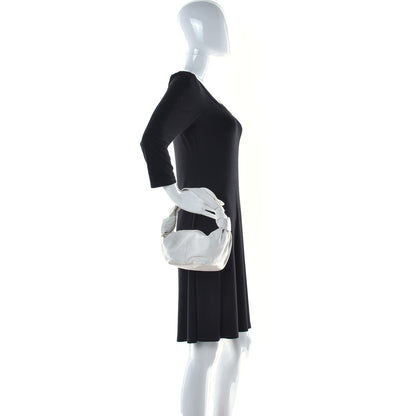 Bottega Veneta Calfskin Mini Double Knot Bag White 2 of 9