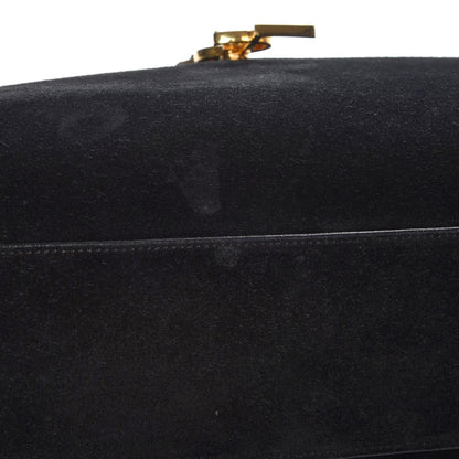 Saint Laurent Suede Monogram Cassandre Shopper Black 6 of 7
