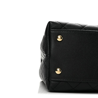 Chanel Caviar Quilted Small Coco Handle Flap Black 9 of 14