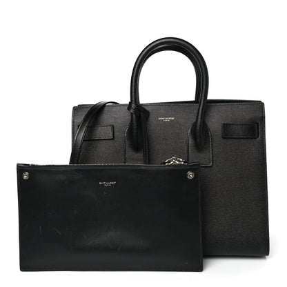 Saint Laurent Grain De Poudre Small Sac De Jour Black 1 of 11