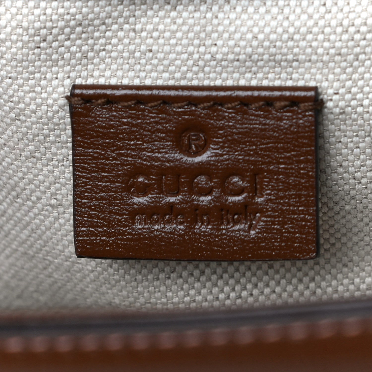 Gucci GG Supreme Monogram Web Mini Horsebit 1955 Shoulder Bag Beige Brown Sugar 7 of 14