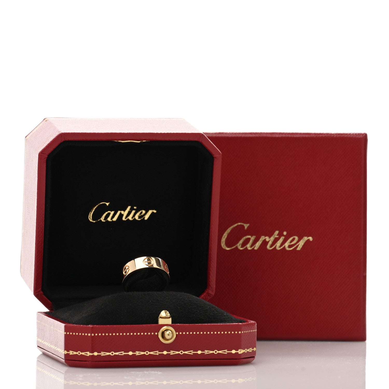 Cartier 18K Yellow Gold 5.5mm LOVE Ring 51 5.75 5 of 5