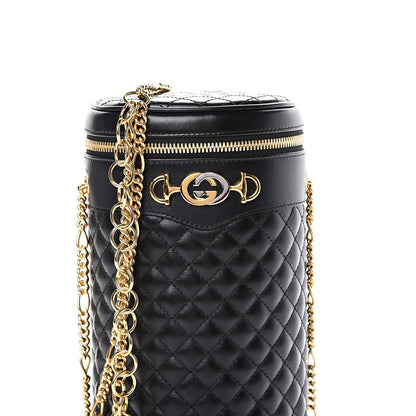 Gucci Calfskin Trapuntata Zumi Belt Bag Black 7 of 9