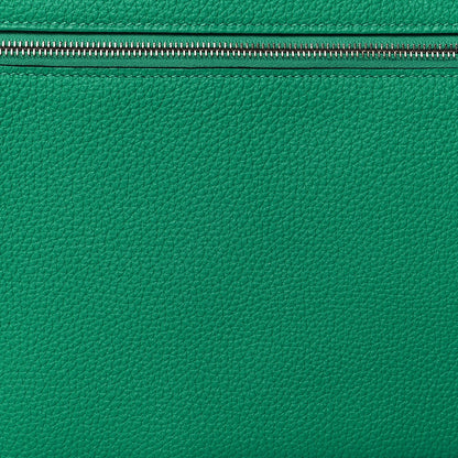 Hermes Togo Verso Backpocket Pouch 30 Menthe Indigo 7 of 7