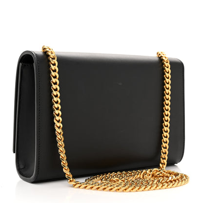 Saint Laurent Calfskin Small Classic Monogram Kate Tassel Satchel Black 3 of 11