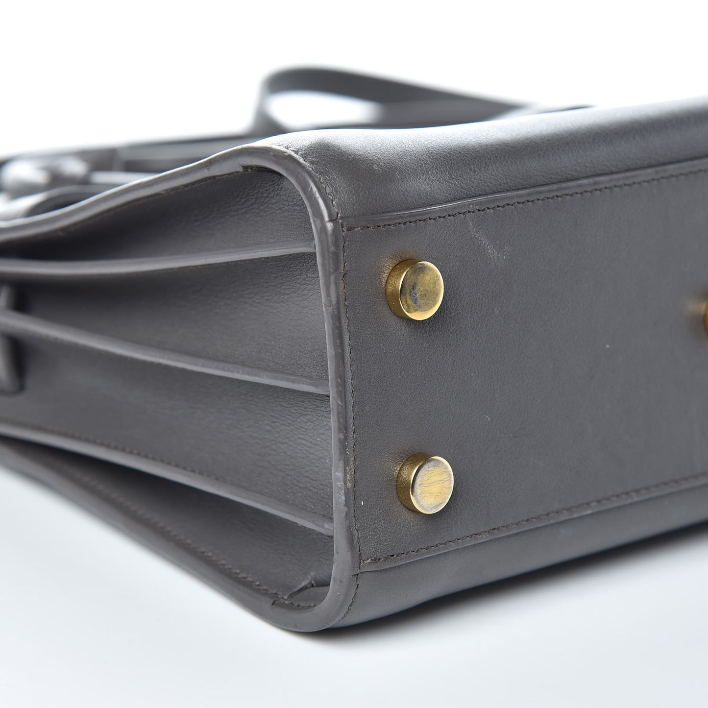 Calfskin Nano Sac De Jour Fog