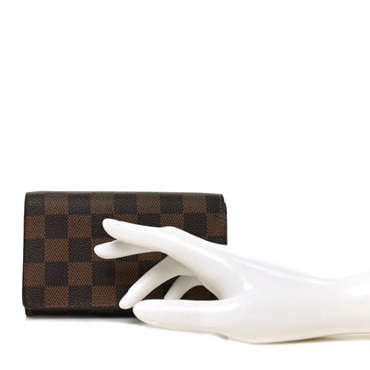 Louis Vuitton Damier Ebene Porte-Monnaie Billets Tresor Wallet 2 of 6