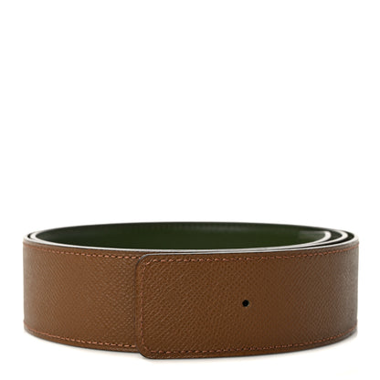 Hermes Epsom Box 42mm Belt Strap 95 38 Alezan Vert Canopee 1 of 5