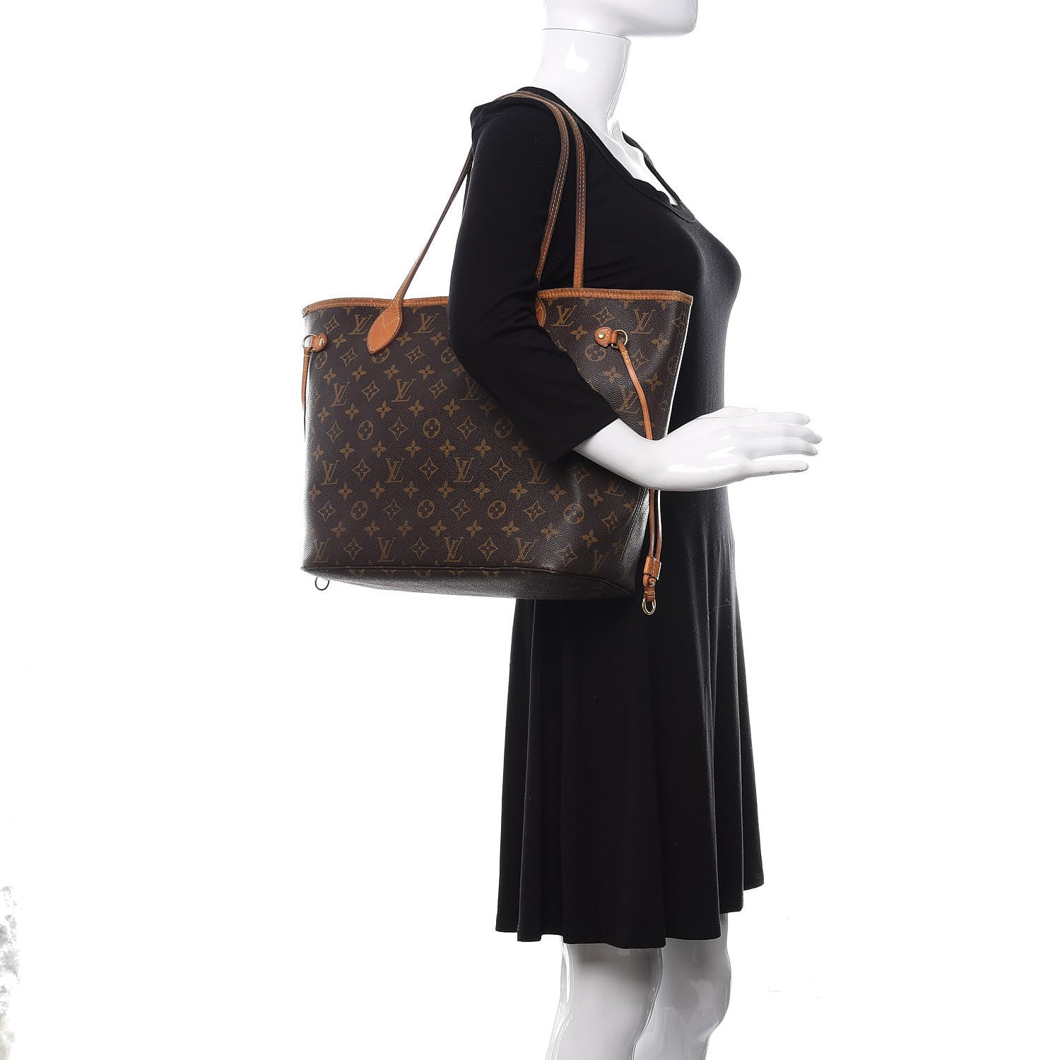 Louis Vuitton Monogram Neverfull MM 2 of 21