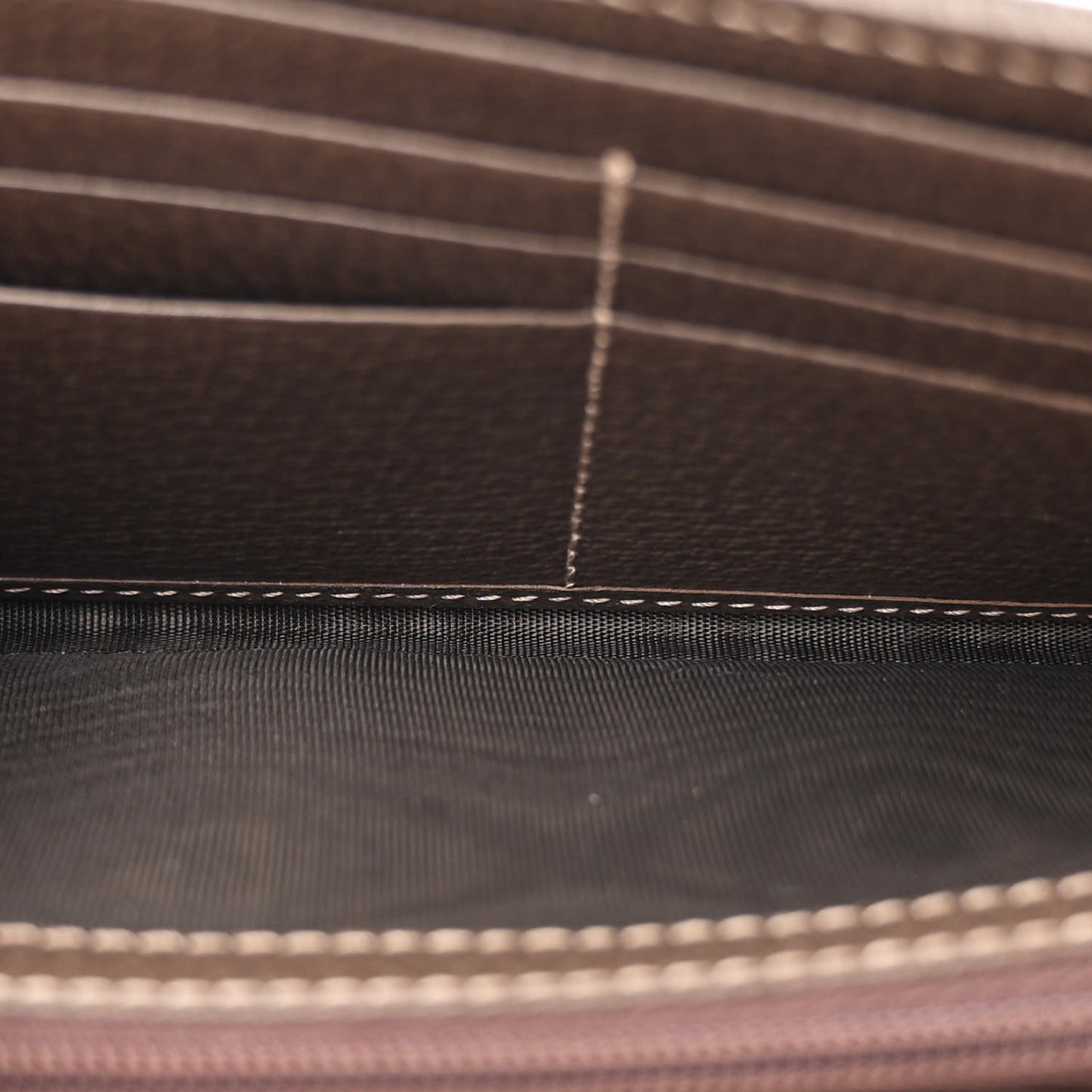 GG Supreme Monogram Web Ophidia Wallet On Chain Brown