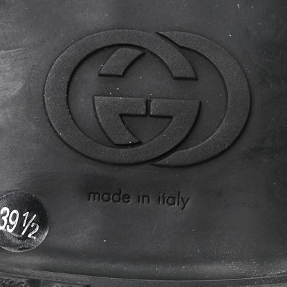 Gucci Goatskin Auroville Horsebit Mules 39.5 Black 7 of 9