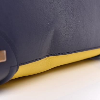 Celine Smooth Drummed Calfskin Mini Tri-Color Luggage Yellow 11 of 11