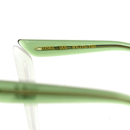 Gucci Metal Aviator Sunglasses GG0356S Green 5 of 9