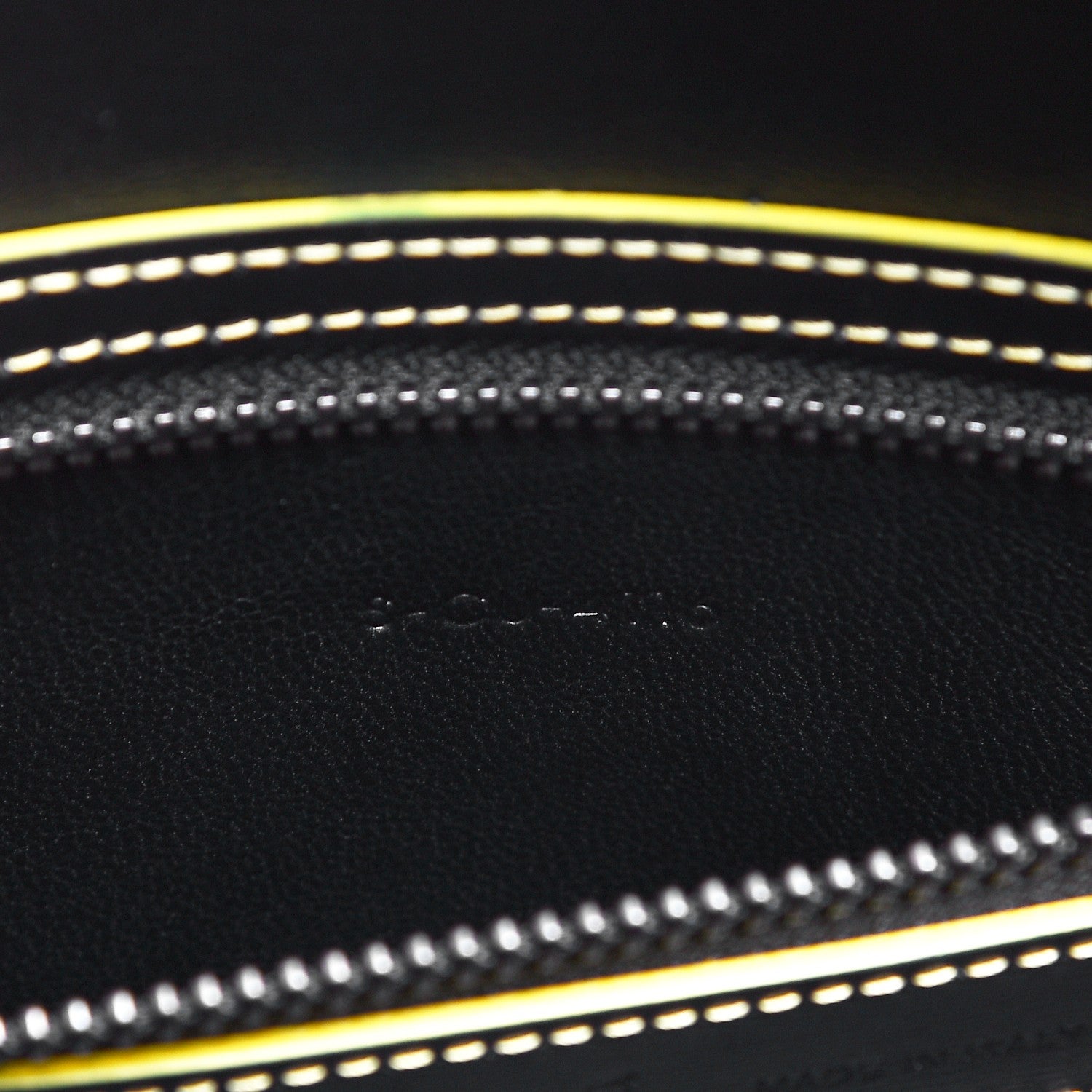 Celine Satin Calfskin Debossed Micro Luggage Black 7 of 7