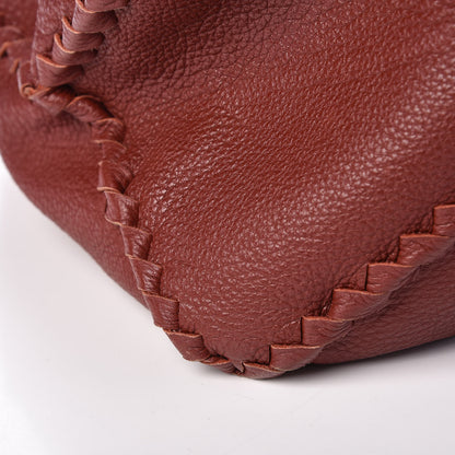 Bottega Veneta Washed Cervo Deerskin Large Hobo Brique 18 of 21