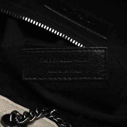 Saint Laurent Vintage Lambskin Chevron Monogram Large Nolita Crema Soft 7 of 11