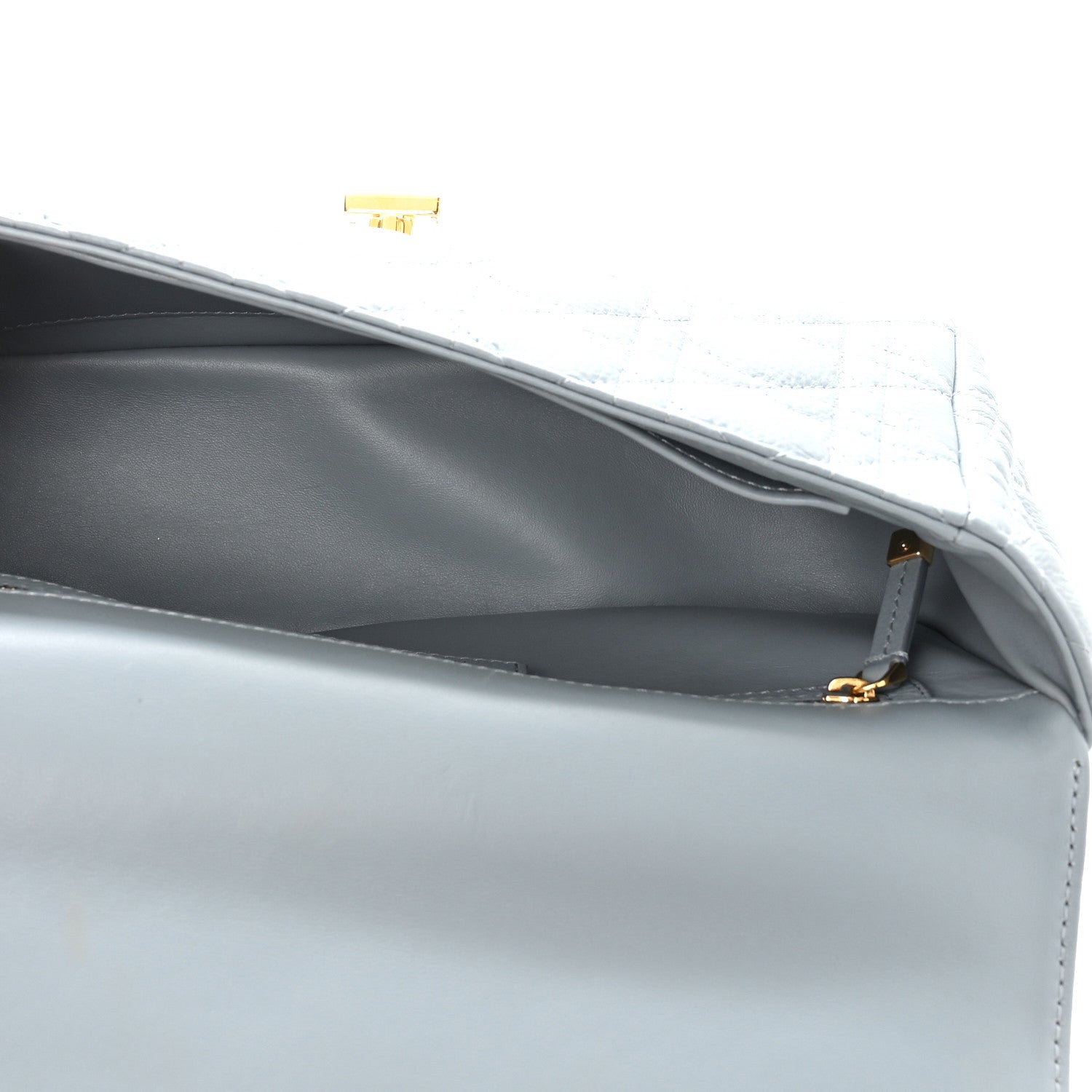 Christian Dior Calfskin Cannage Medium Caro Bag Ethereal Grey 5 of 10
