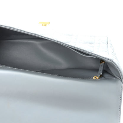 Christian Dior Calfskin Cannage Medium Caro Bag Ethereal Grey 5 of 10