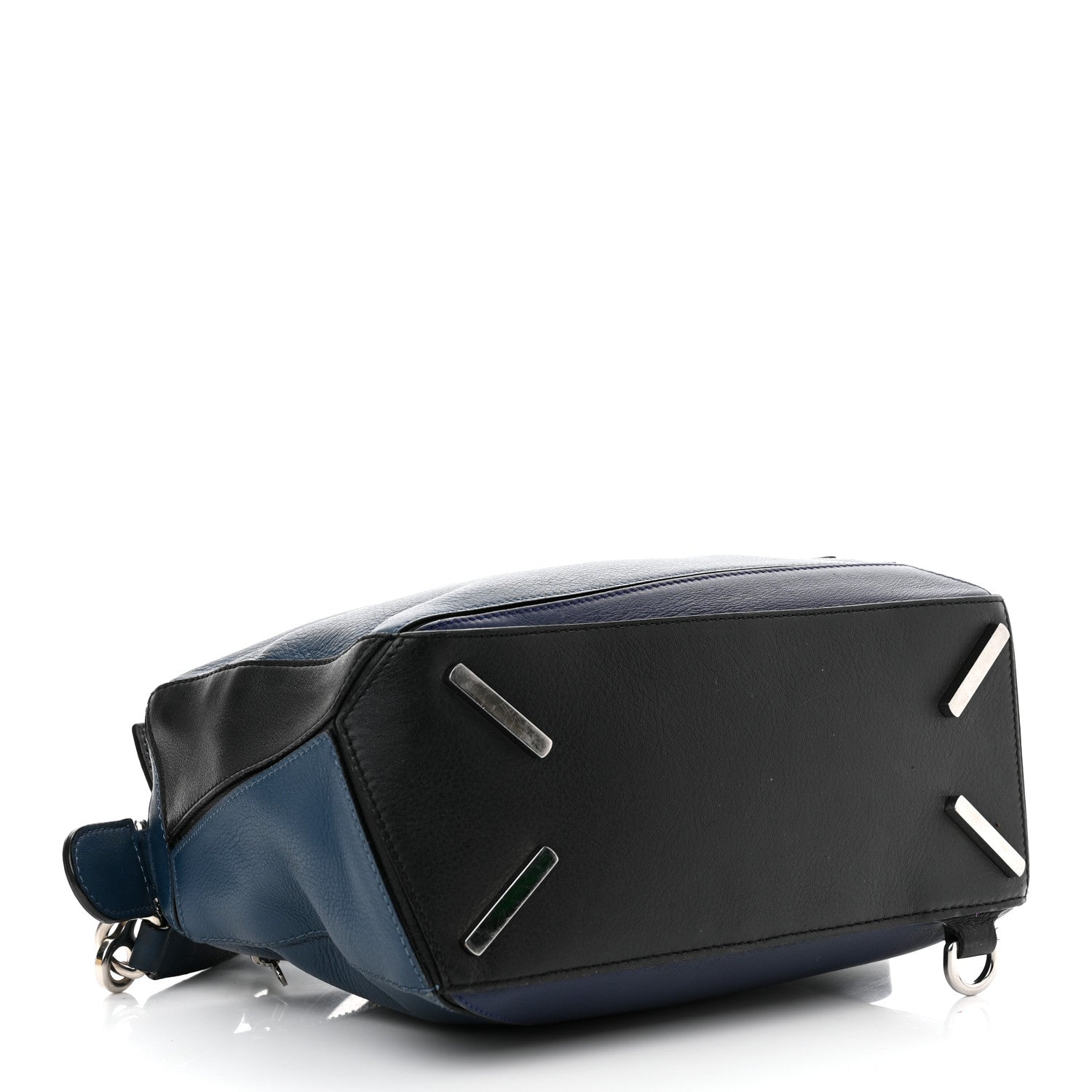 Loewe Calfskin Colorblock Small Puzzle Bag Blue 4 of 12