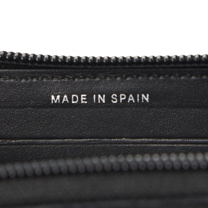 Chanel Calfskin Quilted Small Boy Zip Around Wallet Black 7 of 9