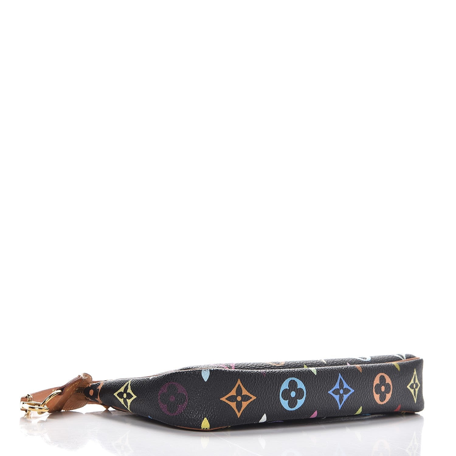 Louis Vuitton Monogram Multicolor Pochette Accessories Black 4 of 9