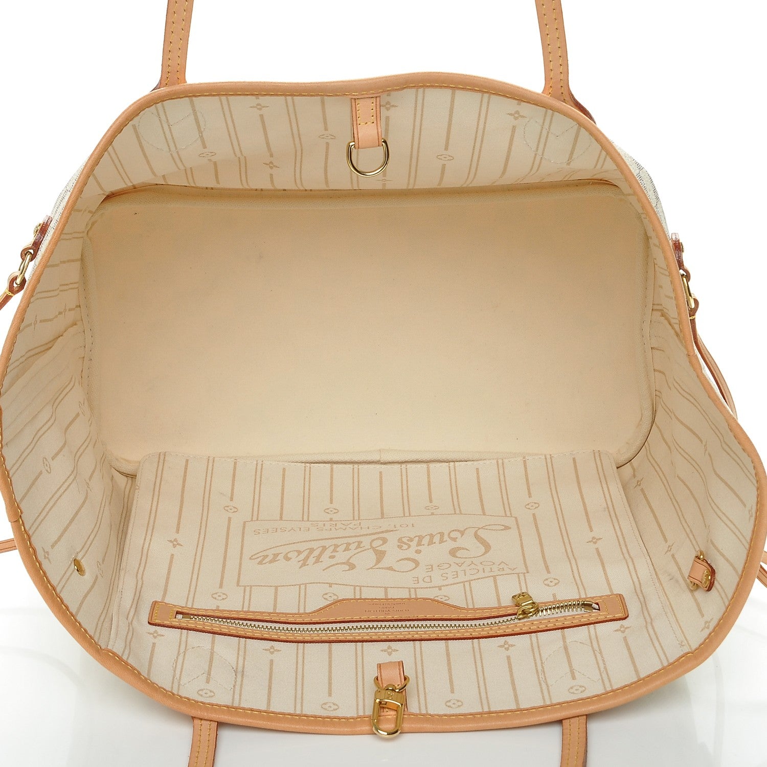 Louis Vuitton Damier Azur Neverfull MM 5 of 7