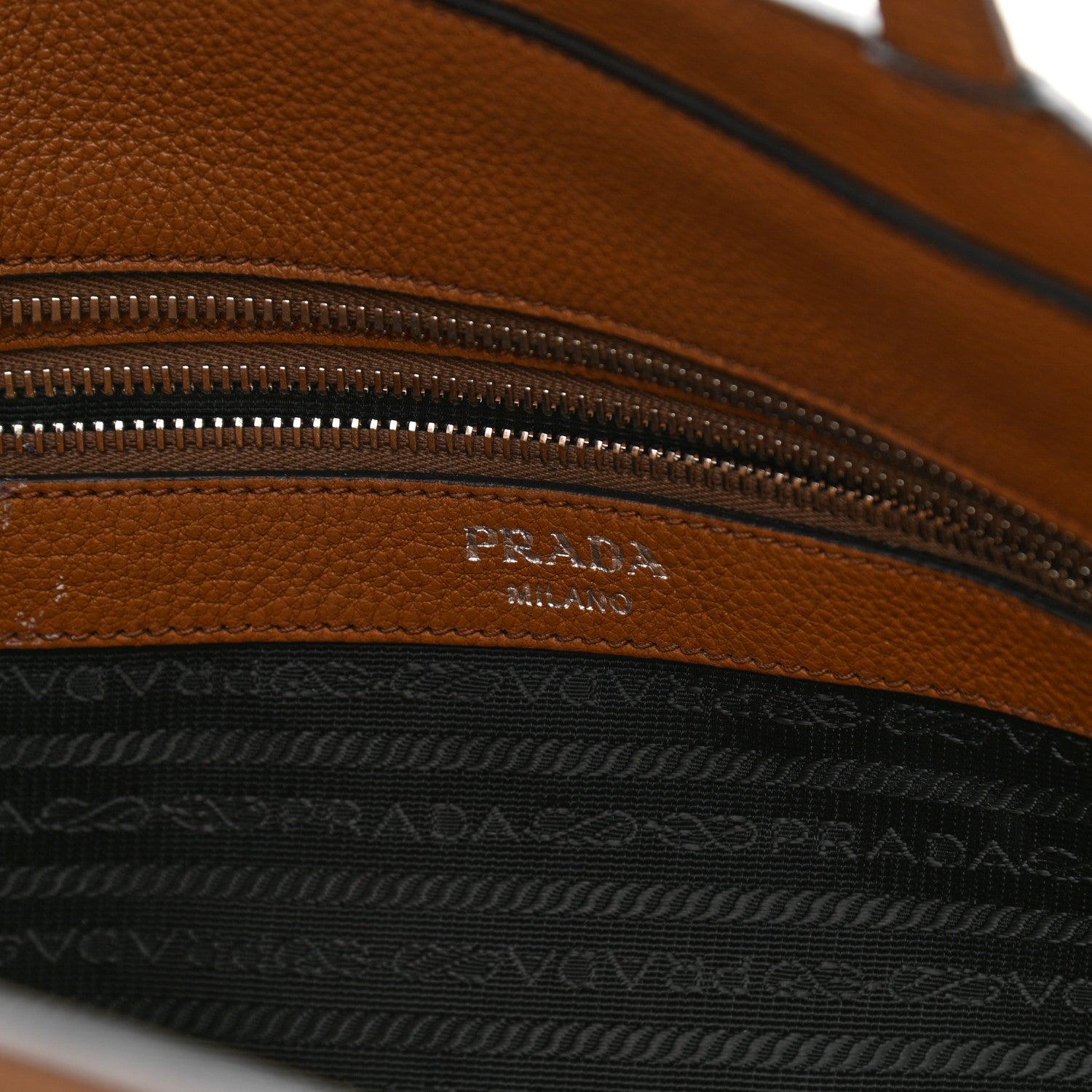 Prada Vitello Phenix Shopping Tote Cannella 5 of 13