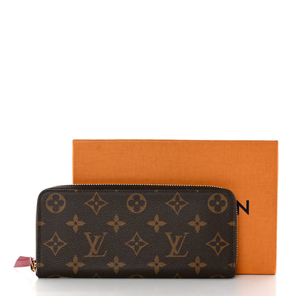 Louis Vuitton Monogram Clemence Wallet Fuchsia 8 of 8