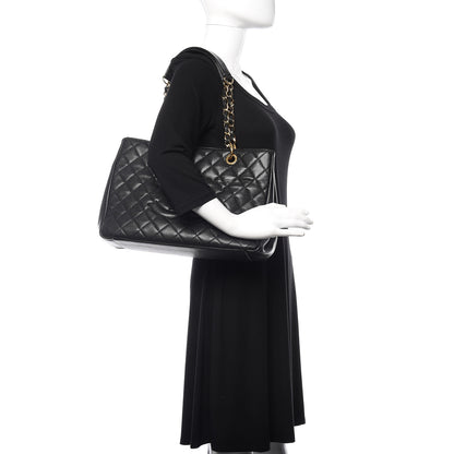 Chanel Caviar Quilted Grand Shopping Tote GST Black 2 of 10