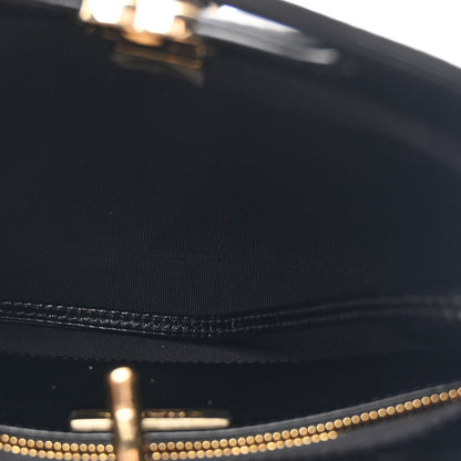 Chanel Shiny Crumpled Calfskin Quilted Mini 31 Shopping Bag Black 4 of 10