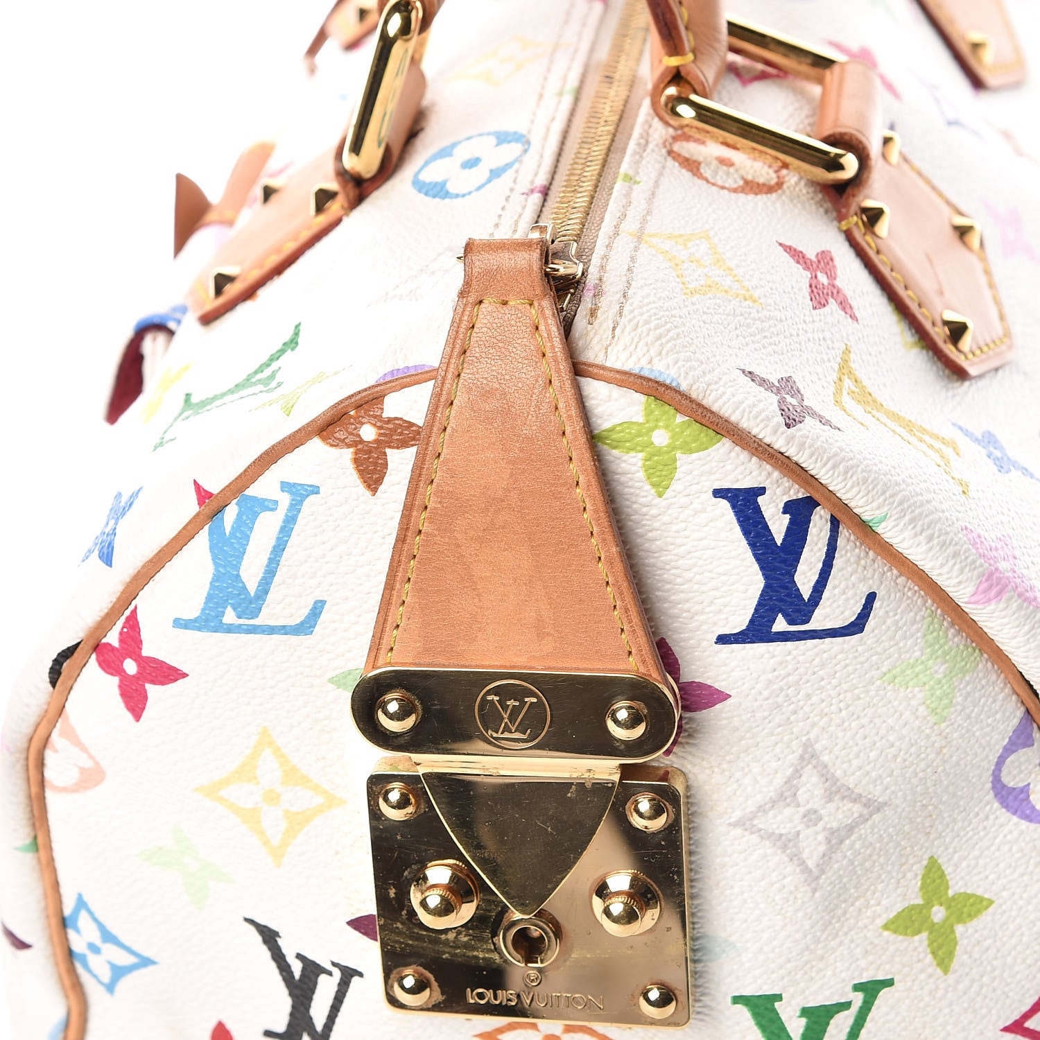 Louis Vuitton Monogram Multicolor Speedy 30 White 19 of 30