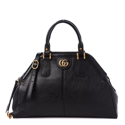 Gucci Calfskin Medium Re(Belle) Top Handle Bag Black 1 of 10